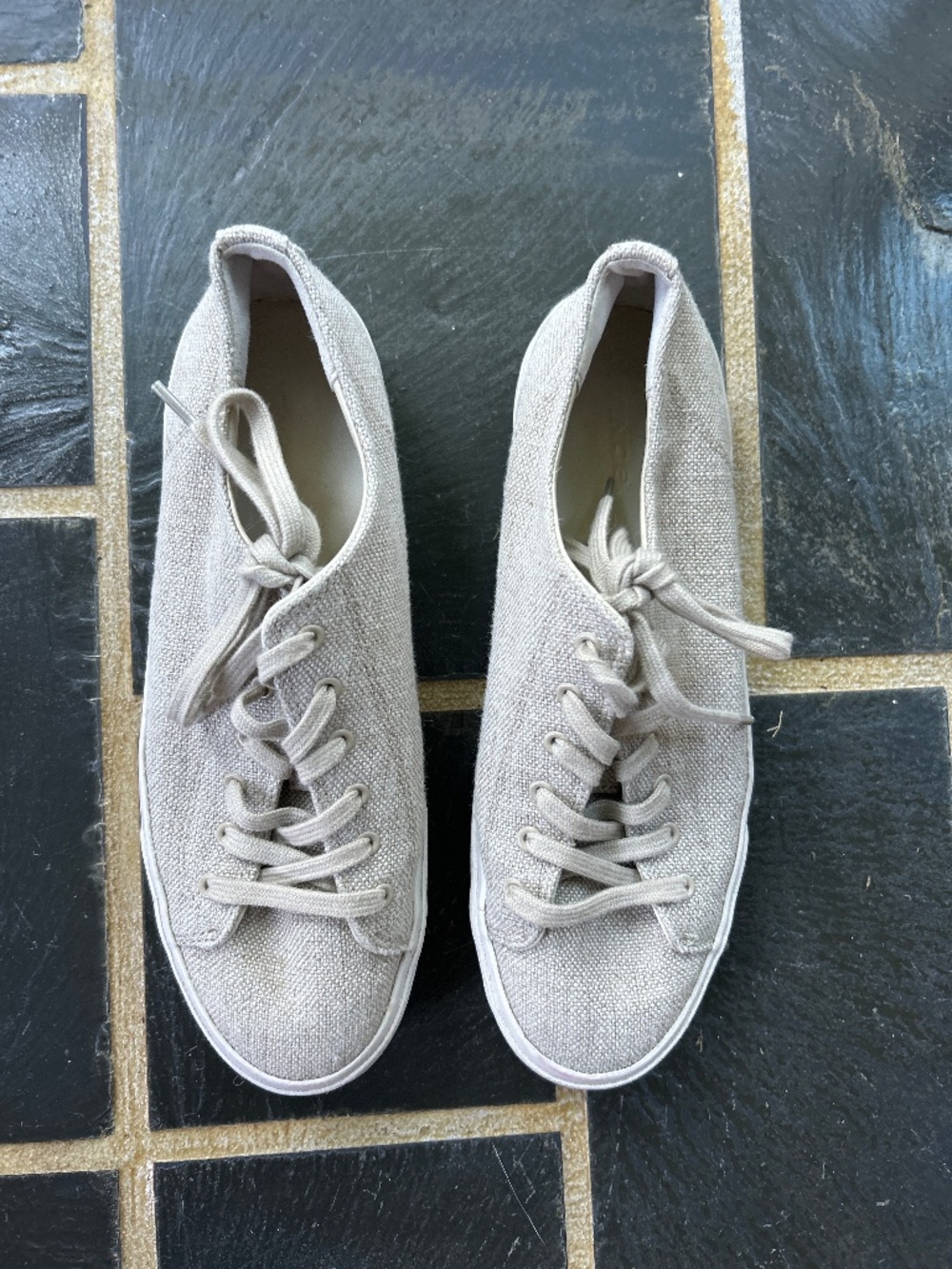 Vince linen sneakers